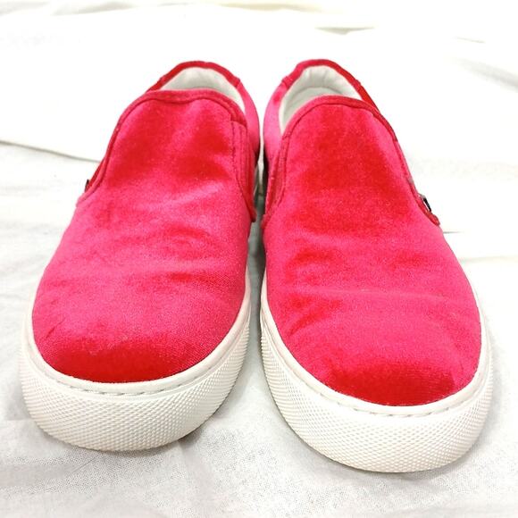 J. Crew Road Trip Velvet Slip-On Sneaker Size 6 - Picture 2 of 7